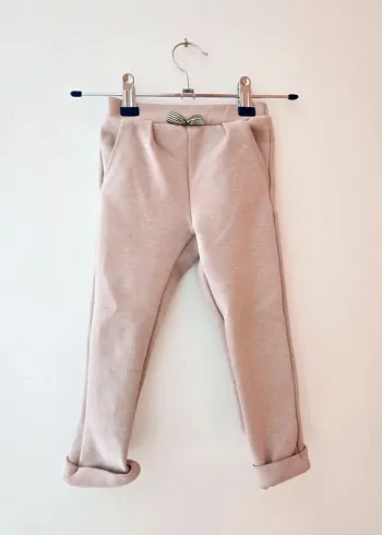Pantalon rose molleton