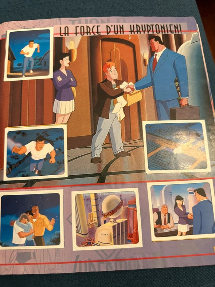 Album livre Panini complet stickers autocollants Superman super héros - photo numéro 6
