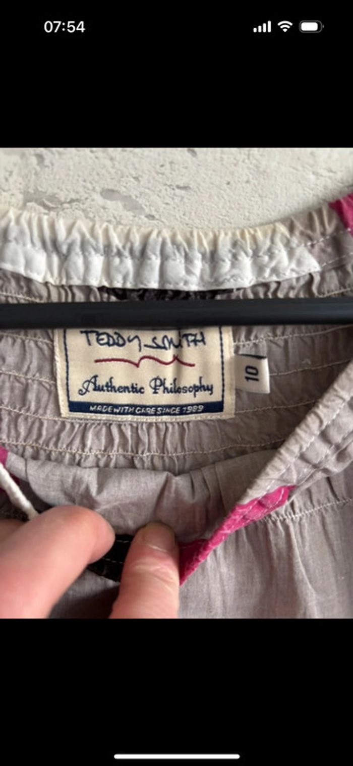 Blouse Teddy smith taille 10 ans - photo numéro 3