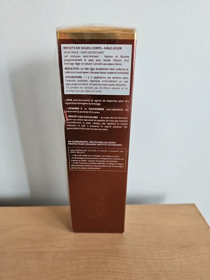 Lait auto bronzant institut esthederm - photo numéro 2