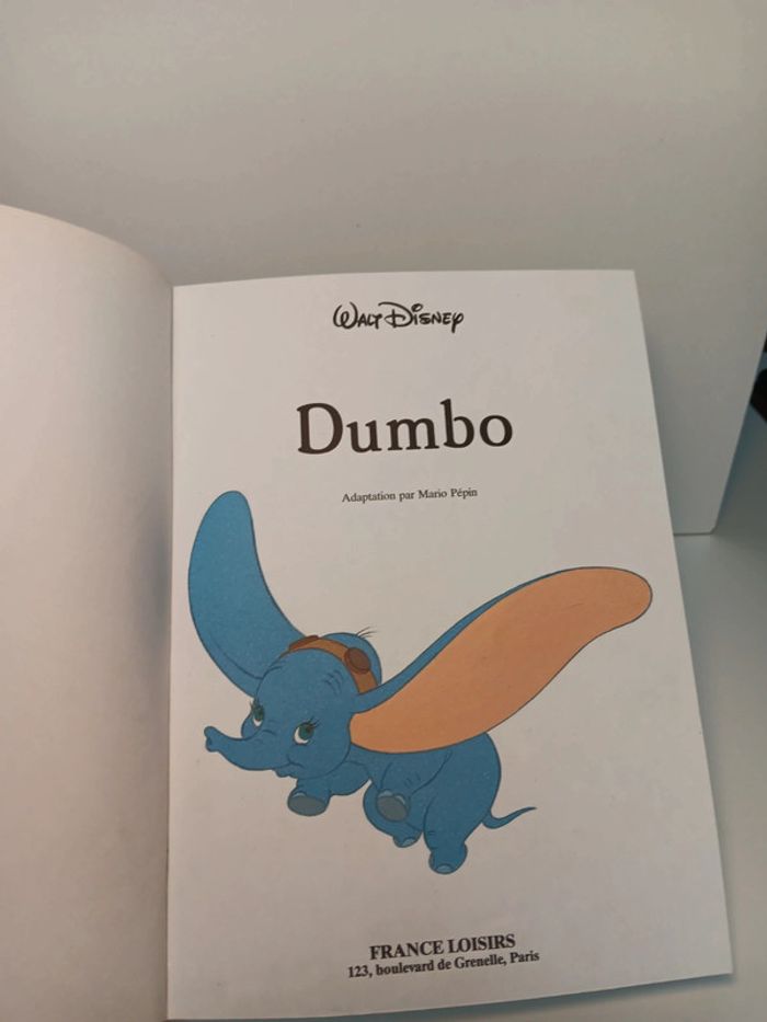 Livre Walt Disney vintage Dumbo 111 pages - photo numéro 4
