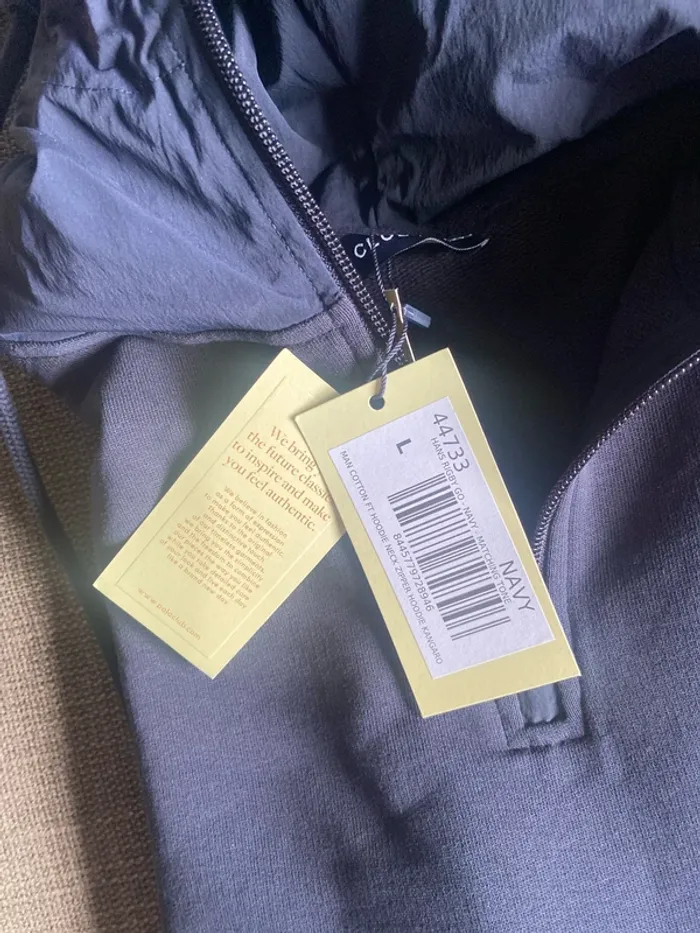 Sweat-shirt bleu marine à capuche et broderie Rigby Go - photo numéro 4