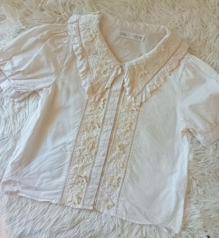 Chemise MC fille 8ans Zara 💛🌼