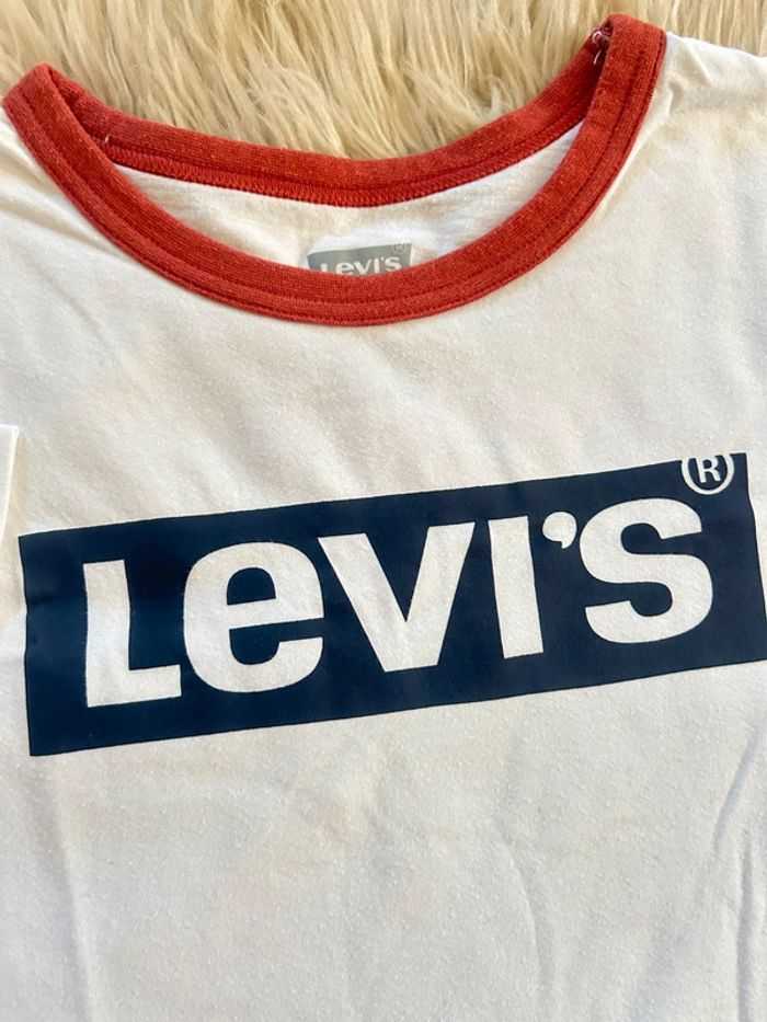 T-shirt manches courtes blanc Levi’s taille 14 ans - photo numéro 3