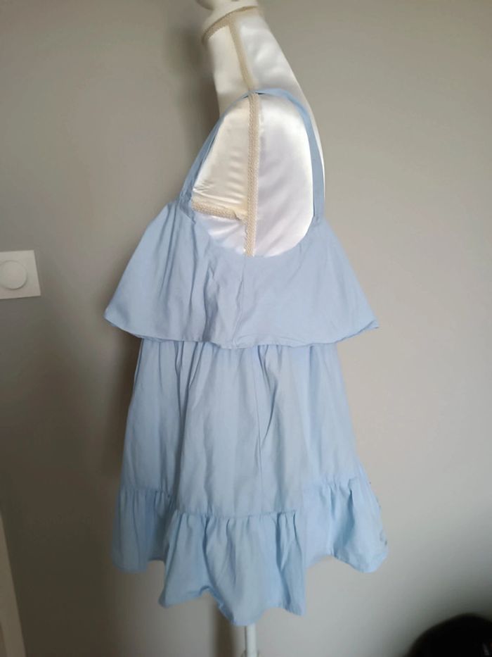 Blouse bleu ciel Zara taille M - photo numéro 4