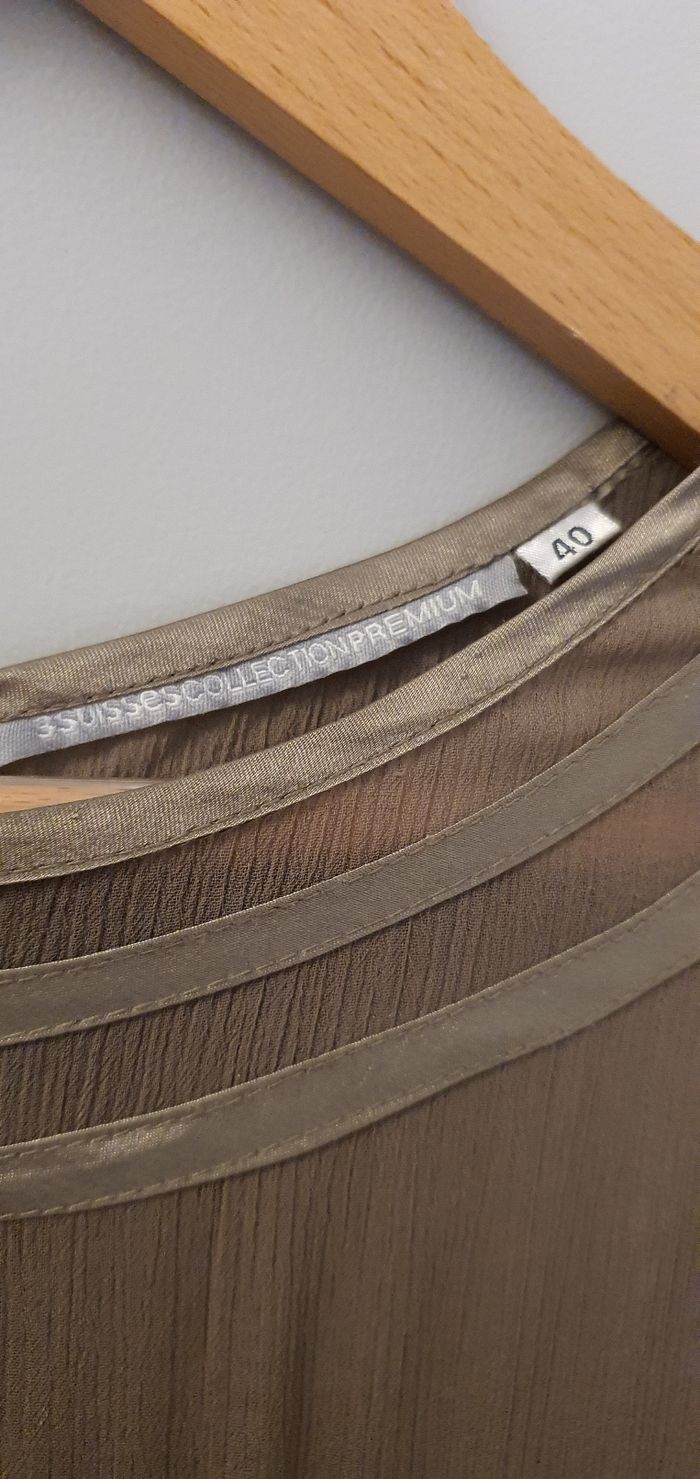 Robe droite voile à pans chic - photo numéro 8