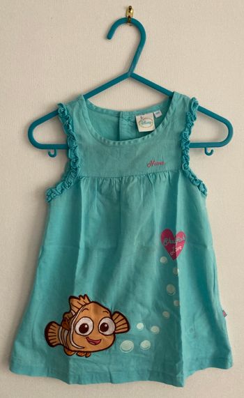 robe été sans manche imprimé Nemo taille 9 mois