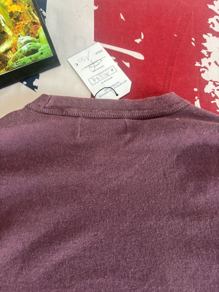 Sweat Stone Island taille S rouge bordeaux - photo numéro 10