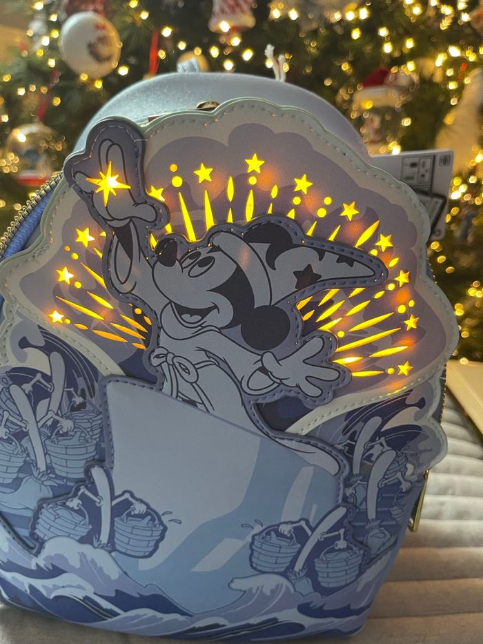 Disney Mickey sorcier fantasia sac à dos Loungefly - photo numéro 2