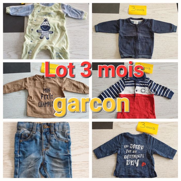 Lot 3 mois garçon