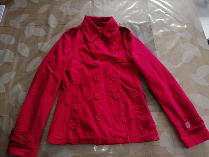 Manteau cache cache fuschia