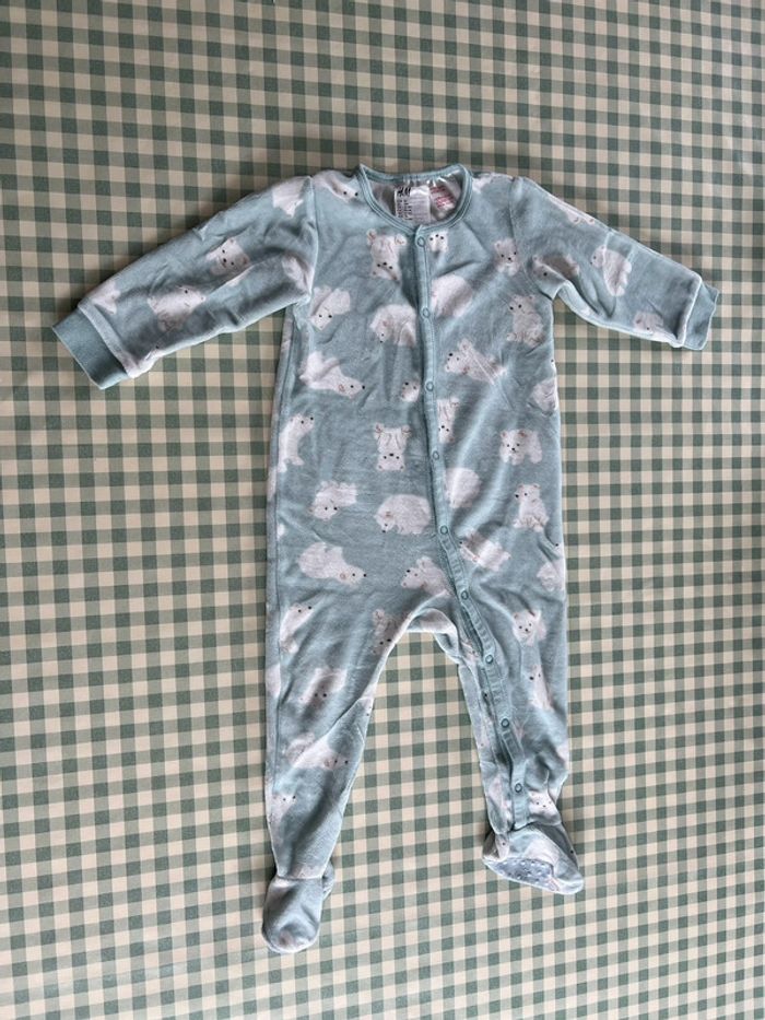 Pyjama velours H&M 86cm
