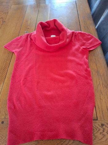 Pull femme manche courtes 