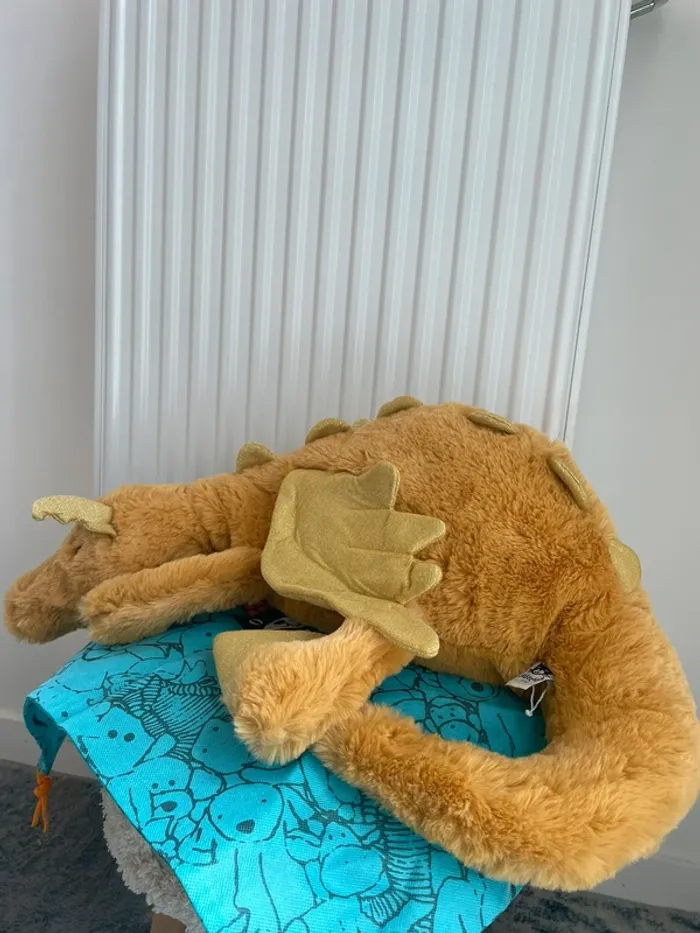 Peluche Jellycat Golden Dragon HUGE 🐉💛 - photo numéro 10