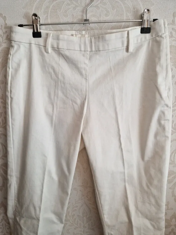 Pantalon blanc H&M - photo numéro 4
