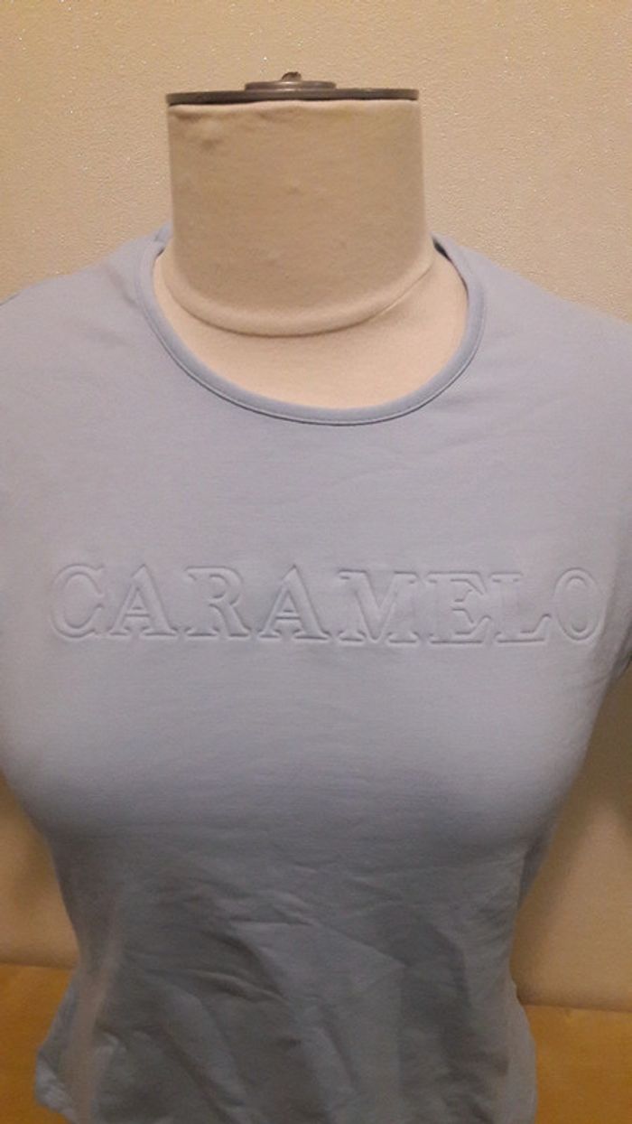 Haut bleu caramelo - photo numéro 2