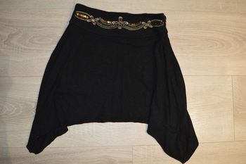 Jupe noir Orchestra 8 ans bord doré