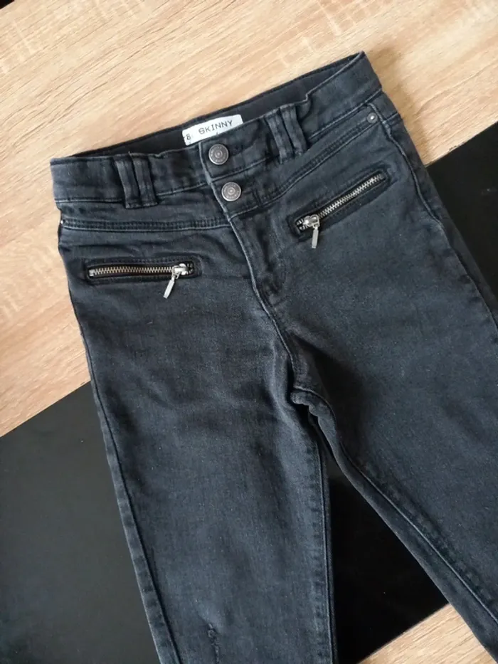 Jean noir skinny 8 ans - photo numéro 5