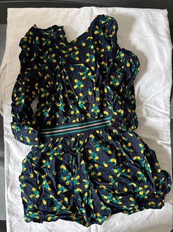 Robe manches longues citron 