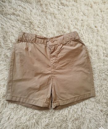 ​🩳 Short en toile beige - Tape à l'Œil (TAO)