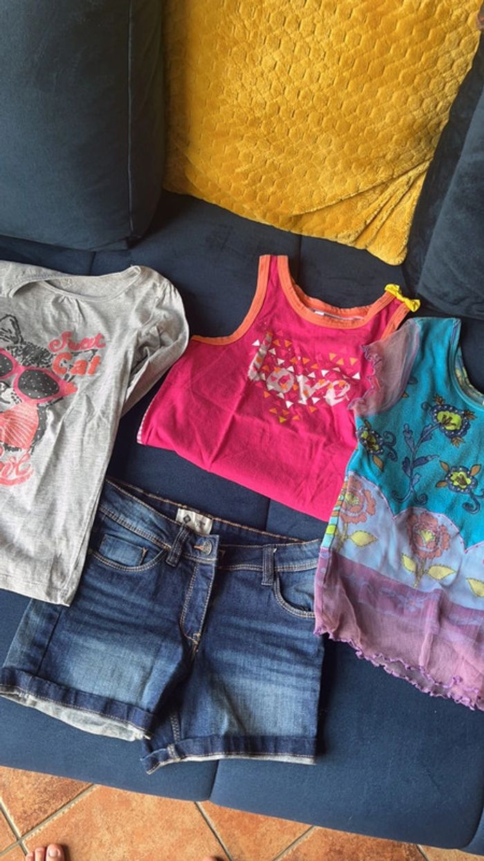 Lot vêtement fille 7-8 ans