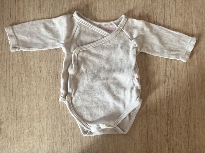 Body manches longues - 1 mois