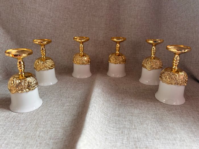 🌟 Lot de 6 Coquetiers d'Exception - Style Baroque & Chic 🌟 - photo numéro 4