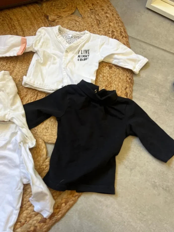 Lot de 7 tee-shirt en 1 mois - photo numéro 2