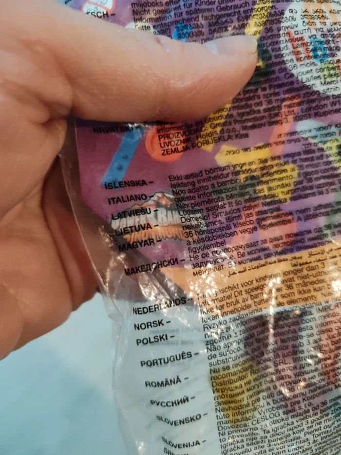 Figurine McDonald's power Rangers () - photo numéro 5