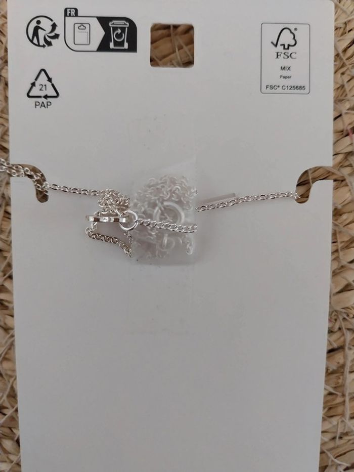 Collier croix argenté - photo numéro 4