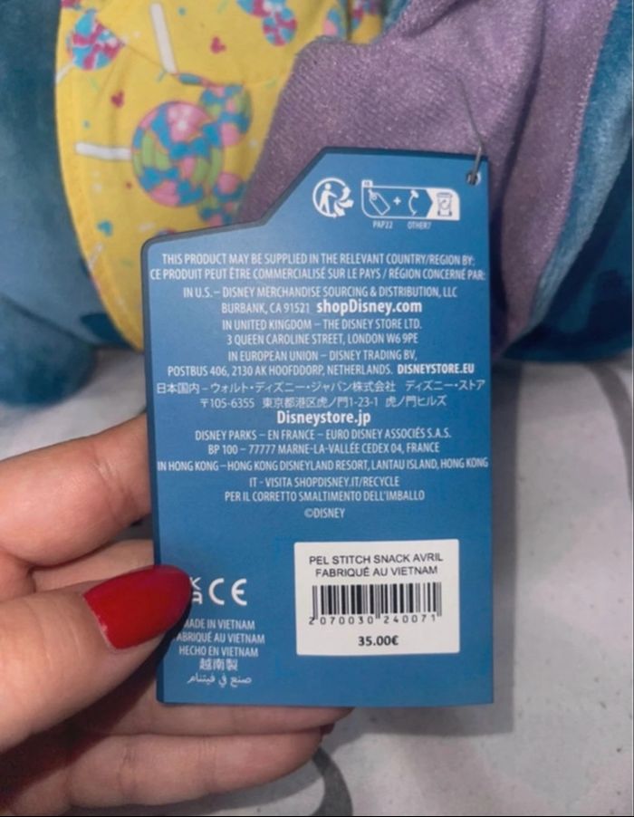 Peluche Stitch Snack Édition - photo numéro 2