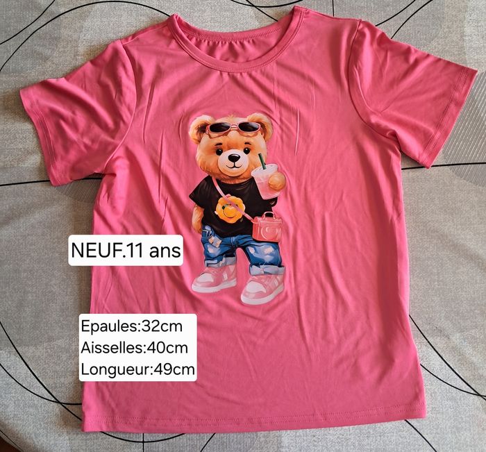 Tee-shirt NEUF pour fille 11 ans - photo numéro 2