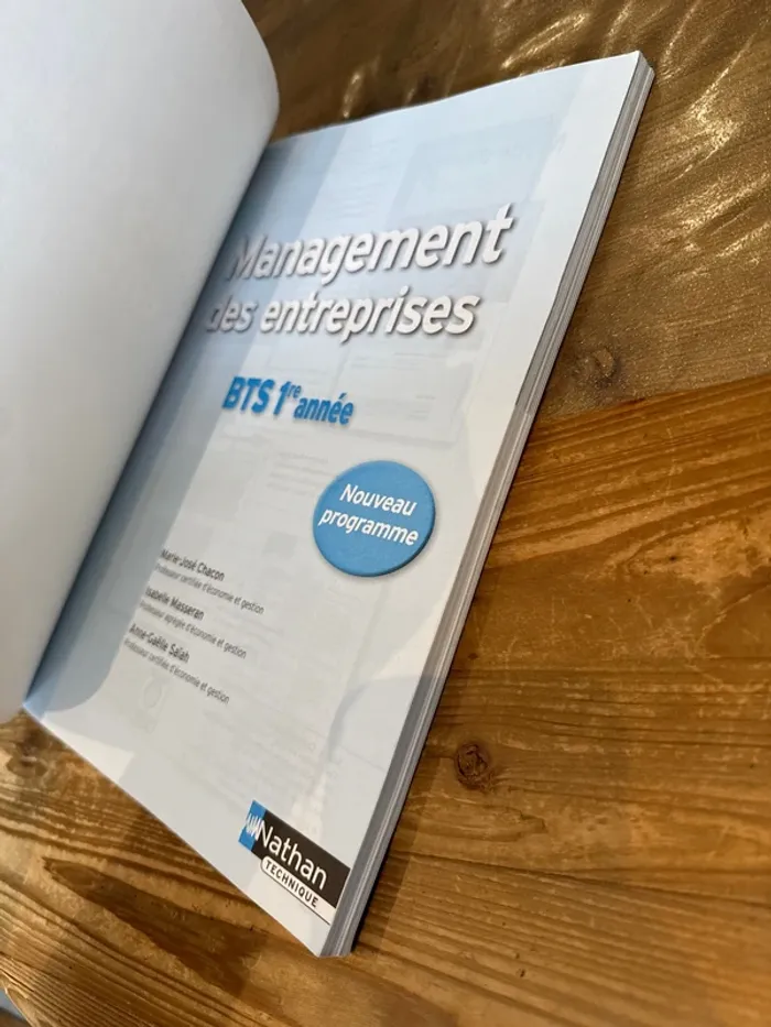Livre BTS, première année management des entreprises réflexe - photo numéro 7
