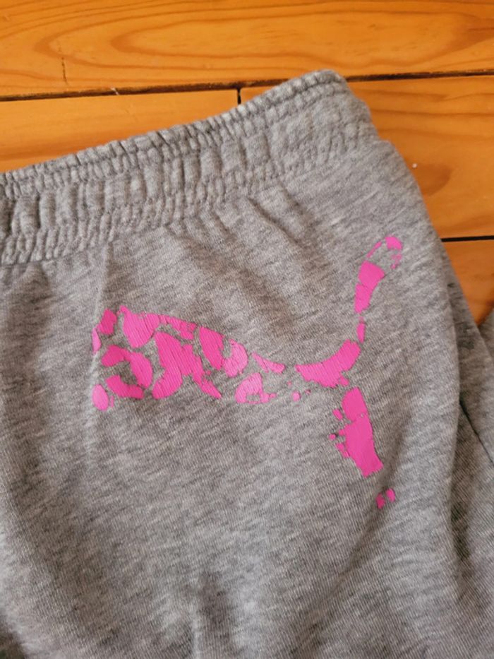 Jogging tenue de sport legging gris rose Puma taille S 36 - photo numéro 6