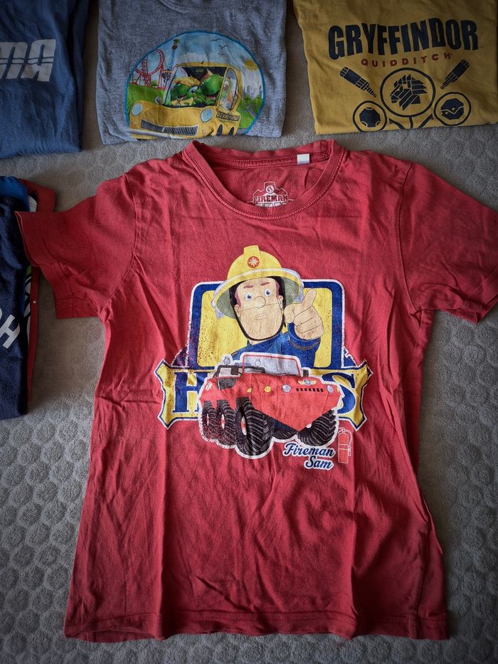 T-shirt mc garçon  Sam le pompier