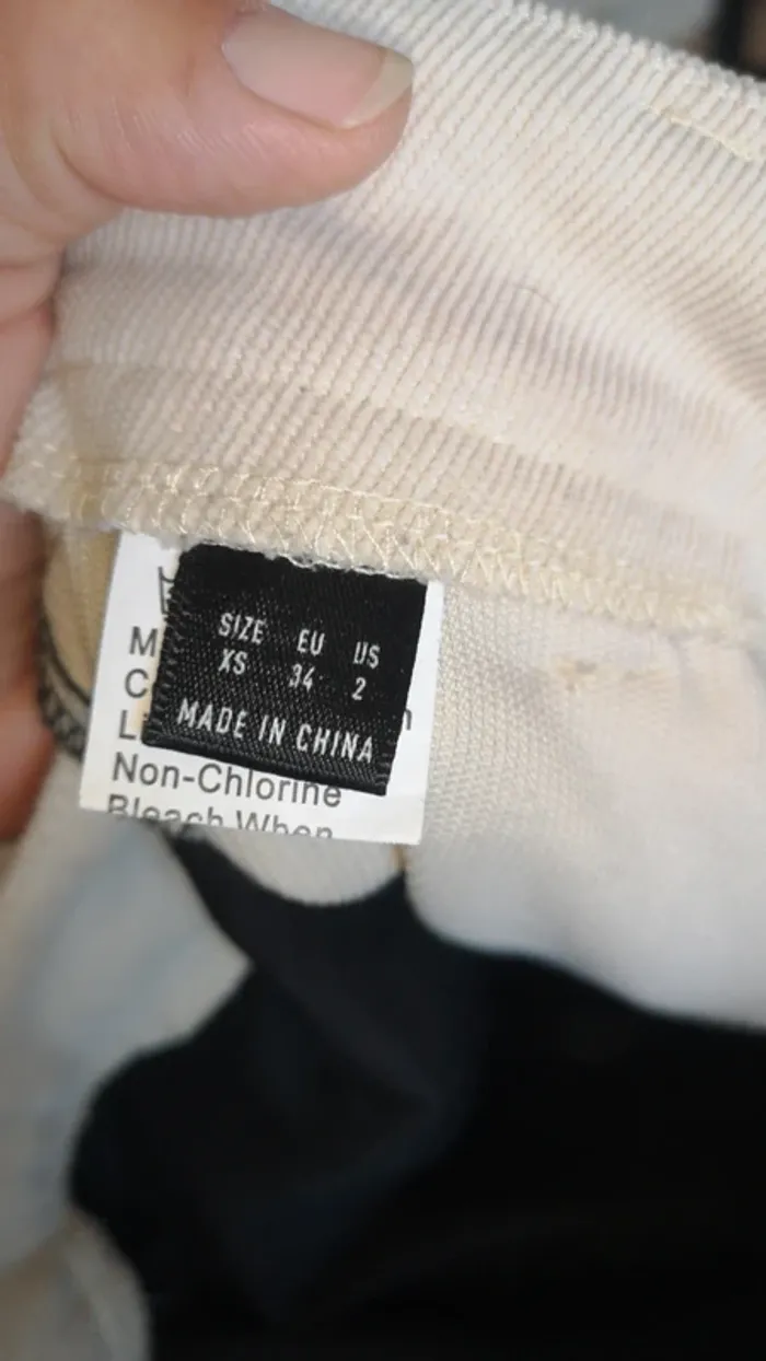 Pantalon blanc et noir rétro shein - photo numéro 6