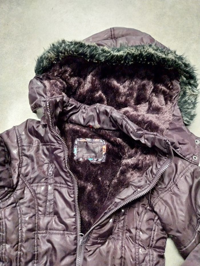 manteau doudoune fille doublé polaire 12 ans orchestra - photo numéro 2