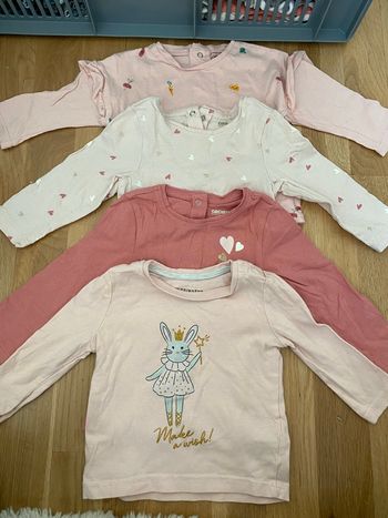 Lot de 4 tops manches longues