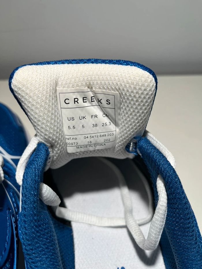 Chaussures Creeks bleu & blanc - photo numéro 4
