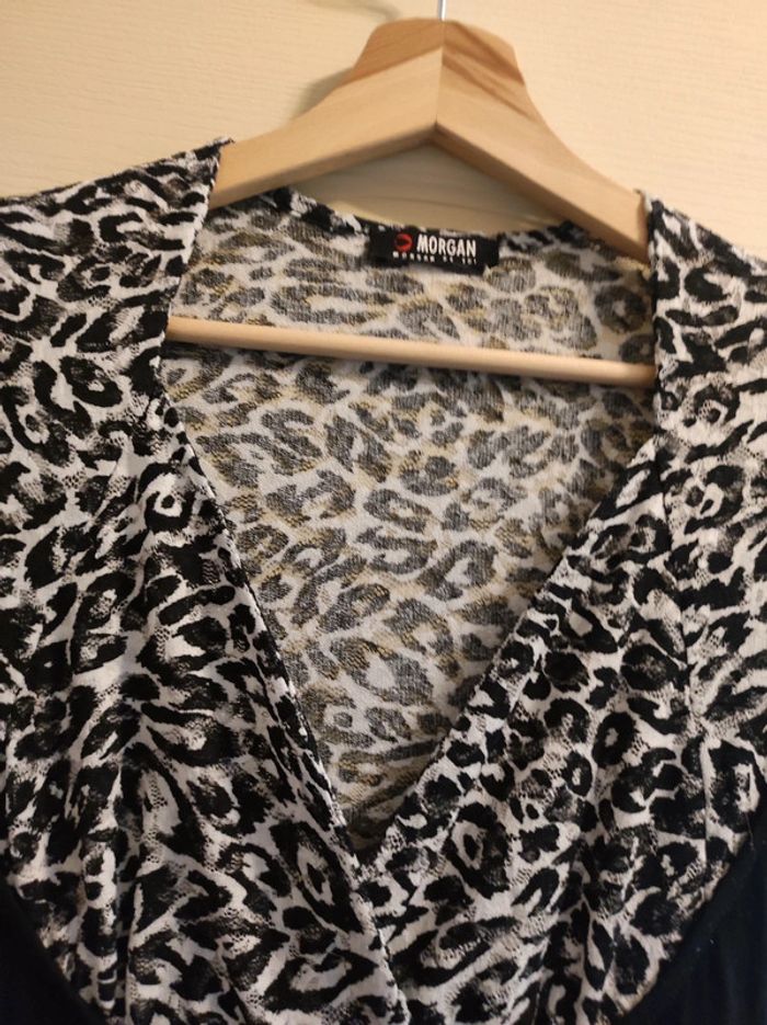 robe morgan cintrée zèbre panthere - photo numéro 3