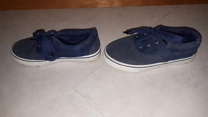 Chaussures en toile bleue marine - photo numéro 3