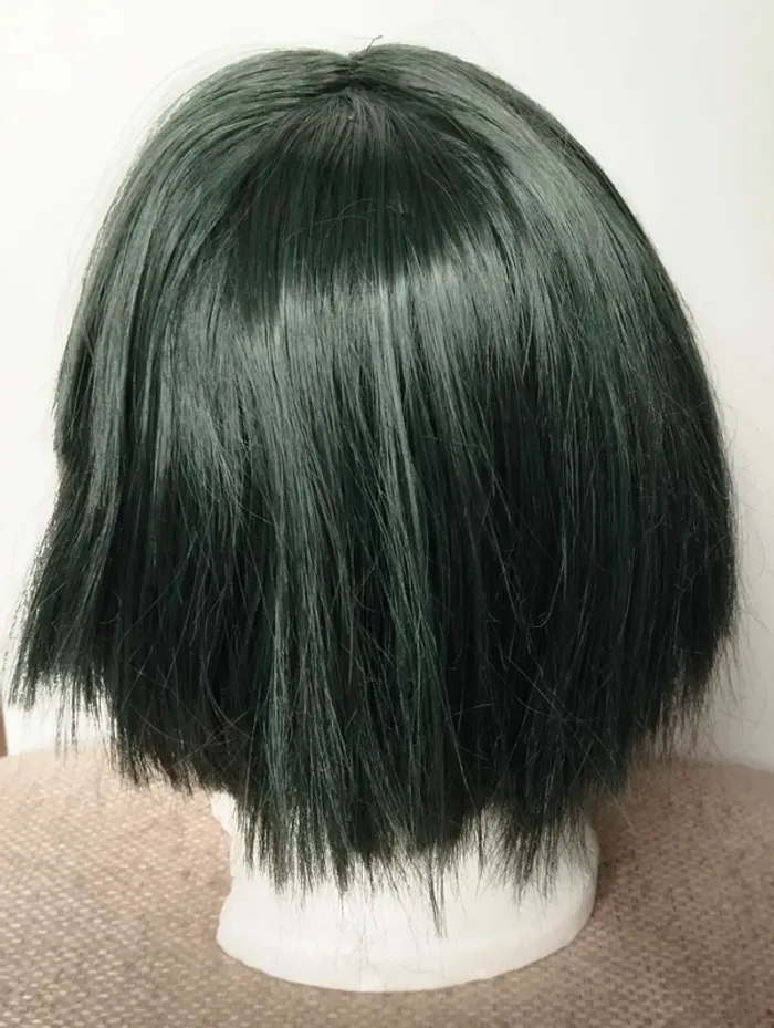 Wig / perruque vert foncé - photo numéro 4