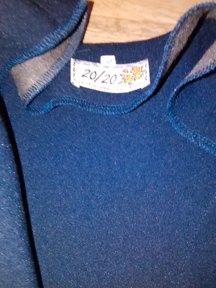 Jupe femme et chemise bleu marine taille 50 - photo numéro 4