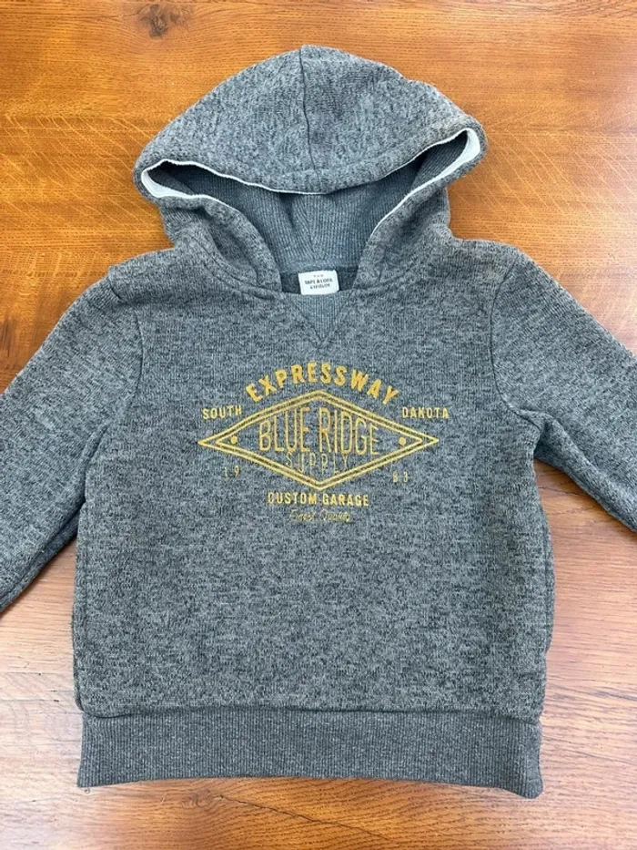 Sweat gris tape à l’œil 4 ans - photo numéro 4