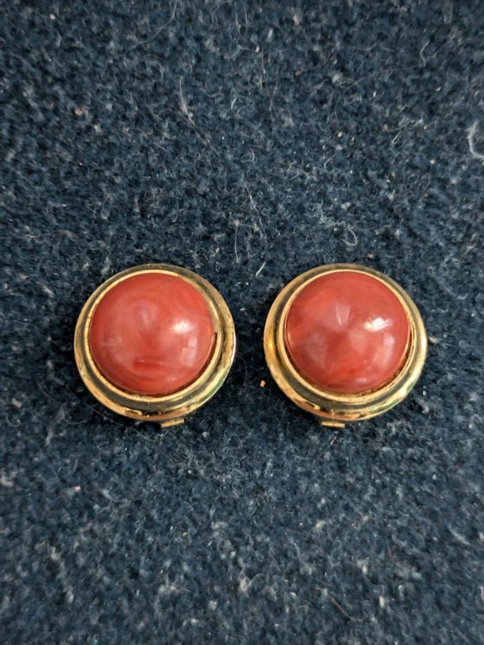 Boucles d'oreilles rondes vintage