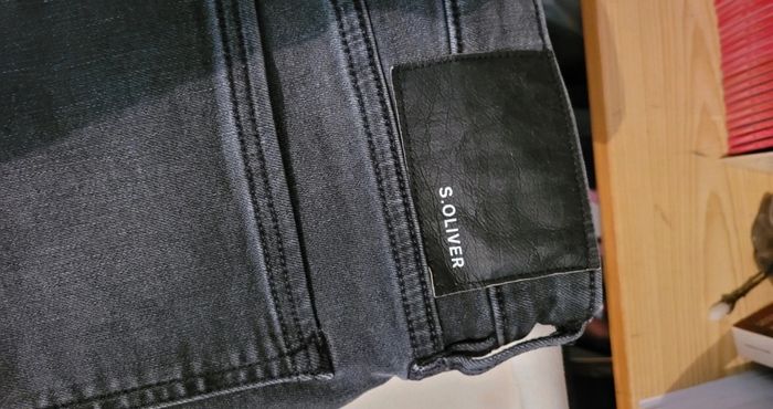 Short en jean noir S. Olivier - photo numéro 8