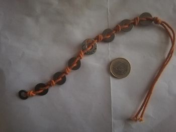 Magnifique bracelet vintage a nouer authentique kaporal