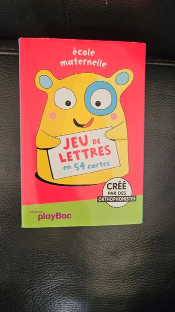Jeu de lettres maternelle