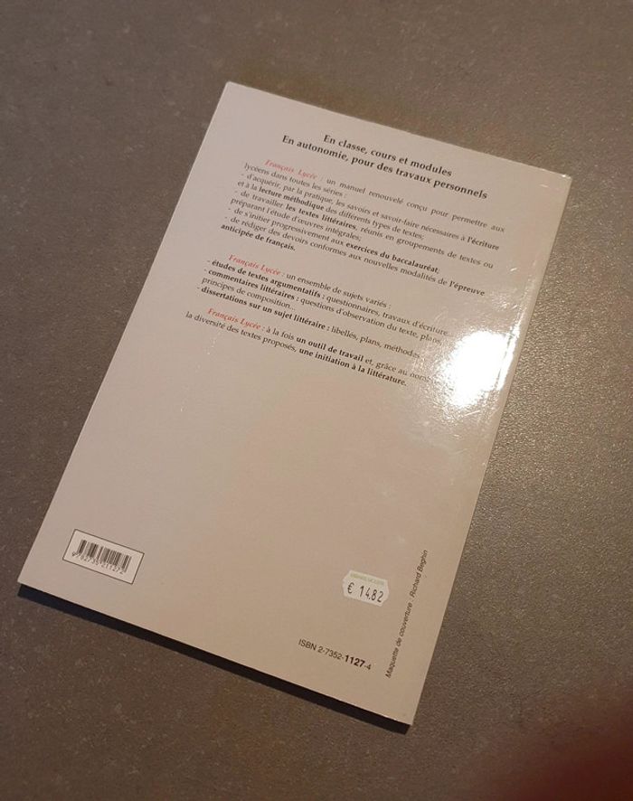 Français Lycée - Textes et méthodes - photo numéro 2