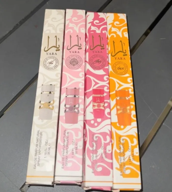 Lot de 4 parfums YARA